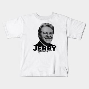 Jerry Springer - black radial style Kids T-Shirt